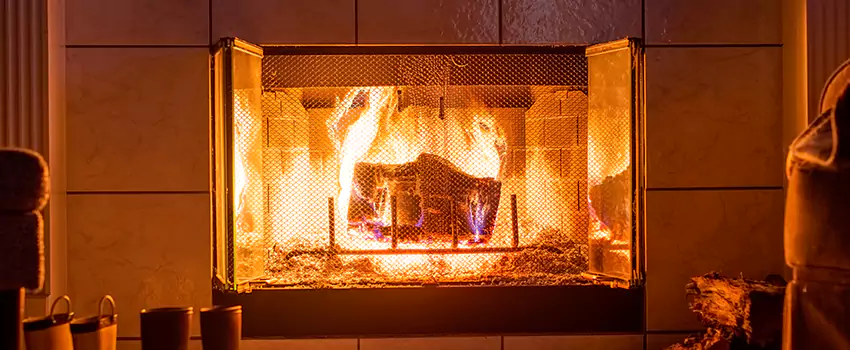 Mendota Hearth Landscape Fireplace Installation in Marshall, Texas